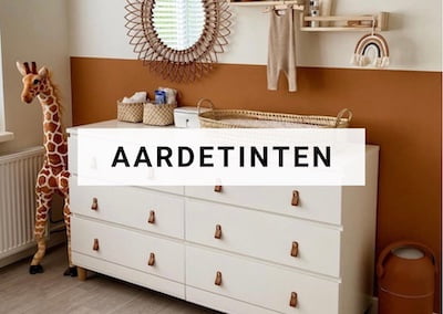 Aardetinten babykamer kleuren