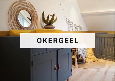 Okergele babykamer kleuren