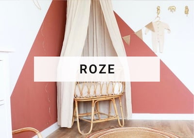 Roze babykamer kleur