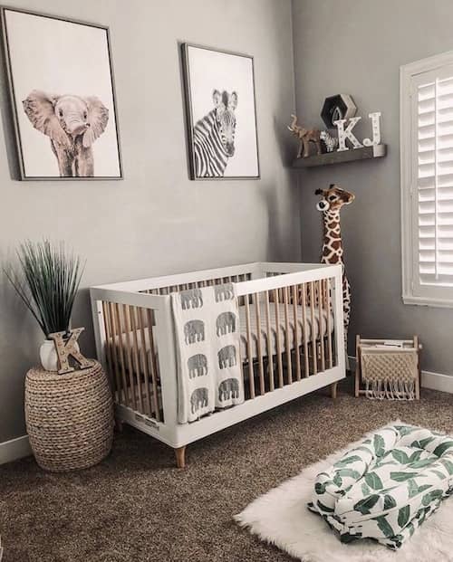 Jungle babykamer posters