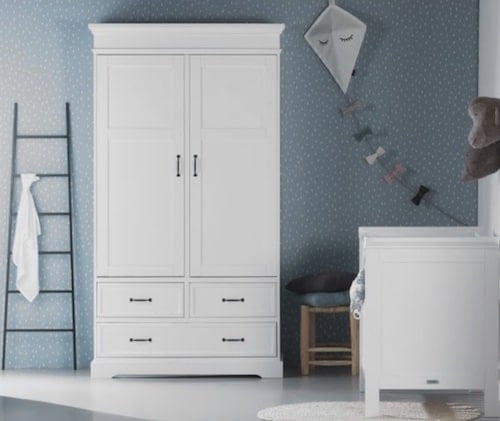 kledingkast brokaat babykamer
