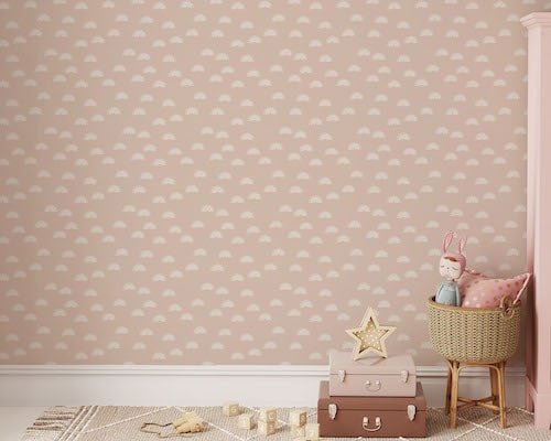 boho regenboog behang