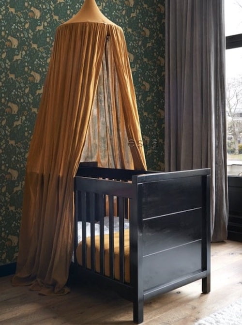 behang groene babykamer