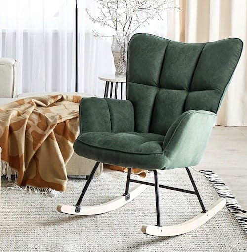 schommelstoel kinderkamer beliani