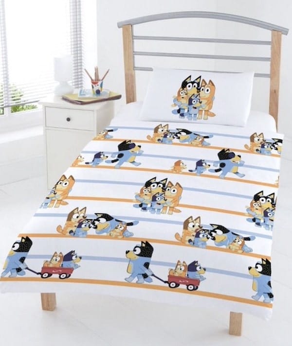 bluey kinderdekbedovertrek peuterbed