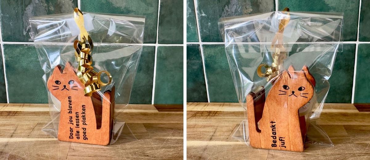 cadeau juf einde schooljaar